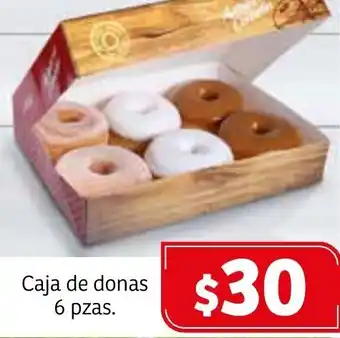 Soriana Híper Caja de Donas 6 pzas oferta