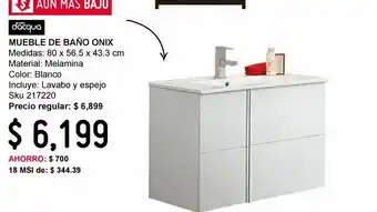 Sodimac Homecenter Mueble de baño onix oferta