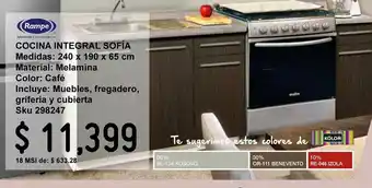 Sodimac Homecenter Cocina integral sofía oferta