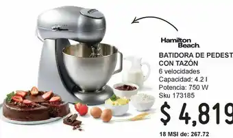 Sodimac Homecenter Batidora de pedestal con tazón oferta