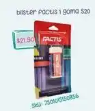 Woolworth Factis - blister 1 goma s20 oferta