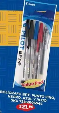 Woolworth Pilot - bolígrafo bpt oferta