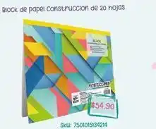 Woolworth First class - block de papel construccion de 20 hojas oferta