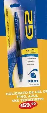 Woolworth Pilot - bolígrafo de gel g2 oferta