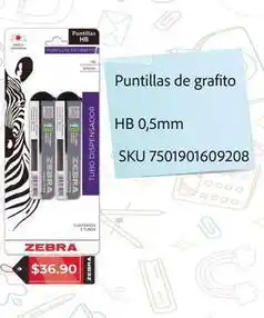 Woolworth Zebra - puntillas de grafito hb oferta