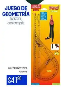 Woolworth D'skool - juego de geometria oferta