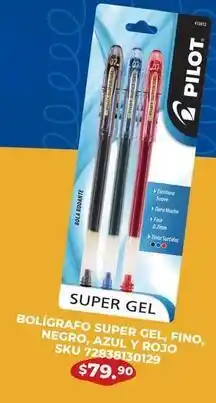 Woolworth Pilot - bolígrafo super gel oferta