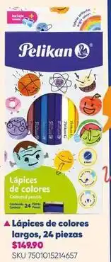 Woolworth Pelikan - lápices de colores largos oferta