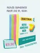 Woolworth Dietrix - notas adhesivas neon oferta