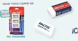 Woolworth Factis - blister 3 gomas 36r oferta