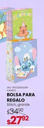 Woolworth Bolsa para regalo stitch, grande oferta