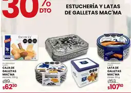 Woolworth Mac'ma - estuches y latas de galletas oferta