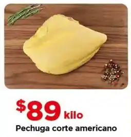 Bodega Aurrerá Pechuga corte americano oferta