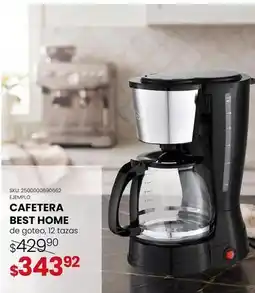 Woolworth Best home - cafetera best home de goteo, 12 tazas oferta