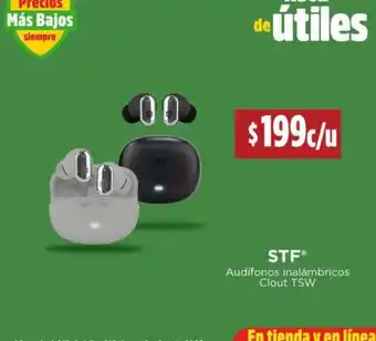 Stf - audífonos inalámbricos clout tsw