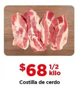 Bodega Aurrerá Costilla de cerdo oferta
