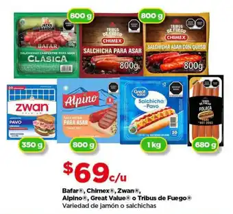Bafar, Chimex, Zwan, Alpino, Great Value o Tribus de Fuego