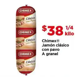 Bodega Aurrerá Chimex Jamón clásico con pavo oferta