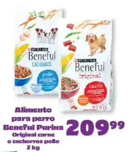 S-Mart Beneful Purina Original carne o cachorros pollo oferta