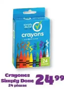 S-Mart Simply Done crayones oferta