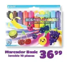 S-Mart Marcador Bázic lavable 10 piezas oferta