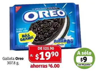 Soriana Híper Galleta Oreo 307.8g oferta