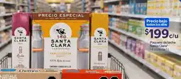 Walmart Santa clara paquete de leche oferta