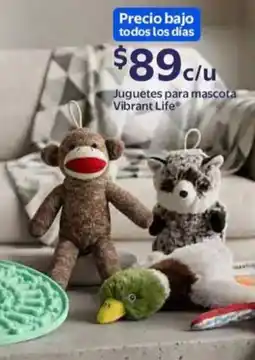Walmart Vibrant life juguetes para mascota oferta