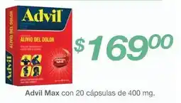 Soriana Híper Advil - alivio del dolor oferta