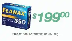 Soriana Híper Flanax - 550 oferta
