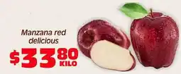 Soriana Híper Manzana - red delicious oferta