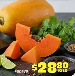 Soriana Híper Papaya oferta