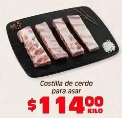 Soriana Híper Costilla de cerdo para asar oferta
