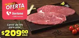 Soriana Híper Soriana - carne de res para asar oferta