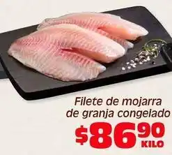 Soriana Híper Filete de mojarra de granja congelado oferta