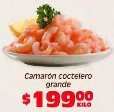Soriana Híper Camarón coctelero grande oferta