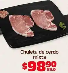 Soriana Híper Chuleta de cerdo mixta oferta