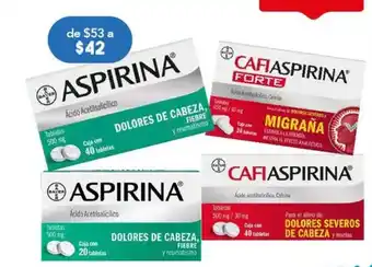 Aspirina dolores de cabeza, fiebre y reumatismo