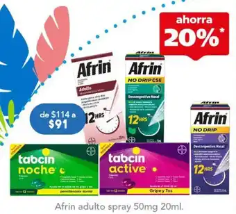 Afrin tabcin noche tabcin active