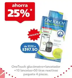 Farmacia San Pablo OneTouch glucómetro+lancetador oferta