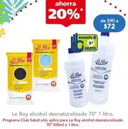 Farmacia San Pablo Le Roy alcohol etílico desnaturalizado oferta