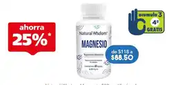 Farmacia San Pablo Natural Wisdom Magnesio oferta