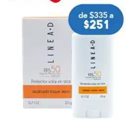 Farmacia San Pablo linea-d protector solar en stick oferta