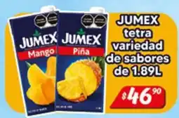 El Florido Jumex tetra variedad de sabores oferta