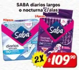 El Florido Saba diarios largos o nocturna c/ alas oferta