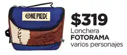 Chedraui One Piece Lonchera Fotorama varios personajes oferta