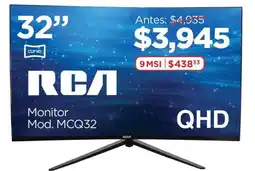 Chedraui Rca monitor 32" oferta