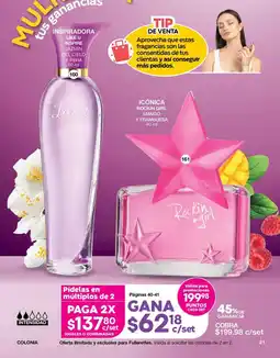 Fuller Like u inspiradora like u inspire jazmín del cielo y pera oferta