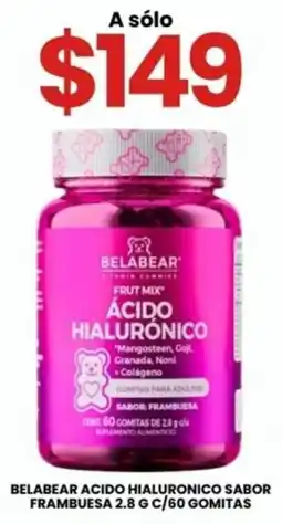 Farmapronto Belabear acido hialuronico sabor frambuesa oferta