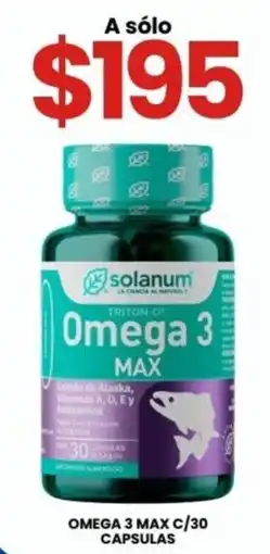 Farmapronto solanum omega 3 max oferta
